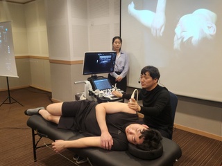 라이넥을 활용한 통증치료 및 초음파를 이용한 진단(광주홀리데이 호텔)